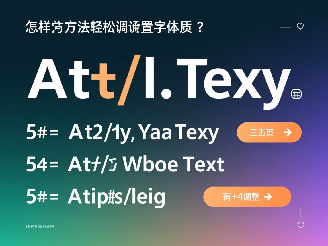 HTML中怎样设置字体大小?5种方法轻松调整网页文本 第2张 HTML中怎样设置字体大小?5种方法轻松调整网页文本 第2张