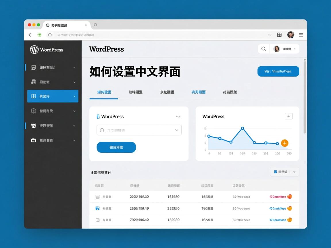 WordPress如何设置成中文界面? 第1张 WordPress如何设置成中文界面? 第1张