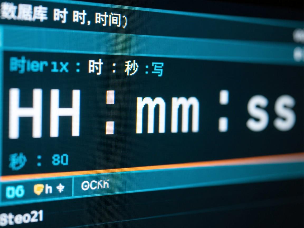 数据库时间格式如何表示时分秒?HH:mm:ss写法 第2张 数据库时间格式如何表示时分秒?HH:mm:ss写法 第2张