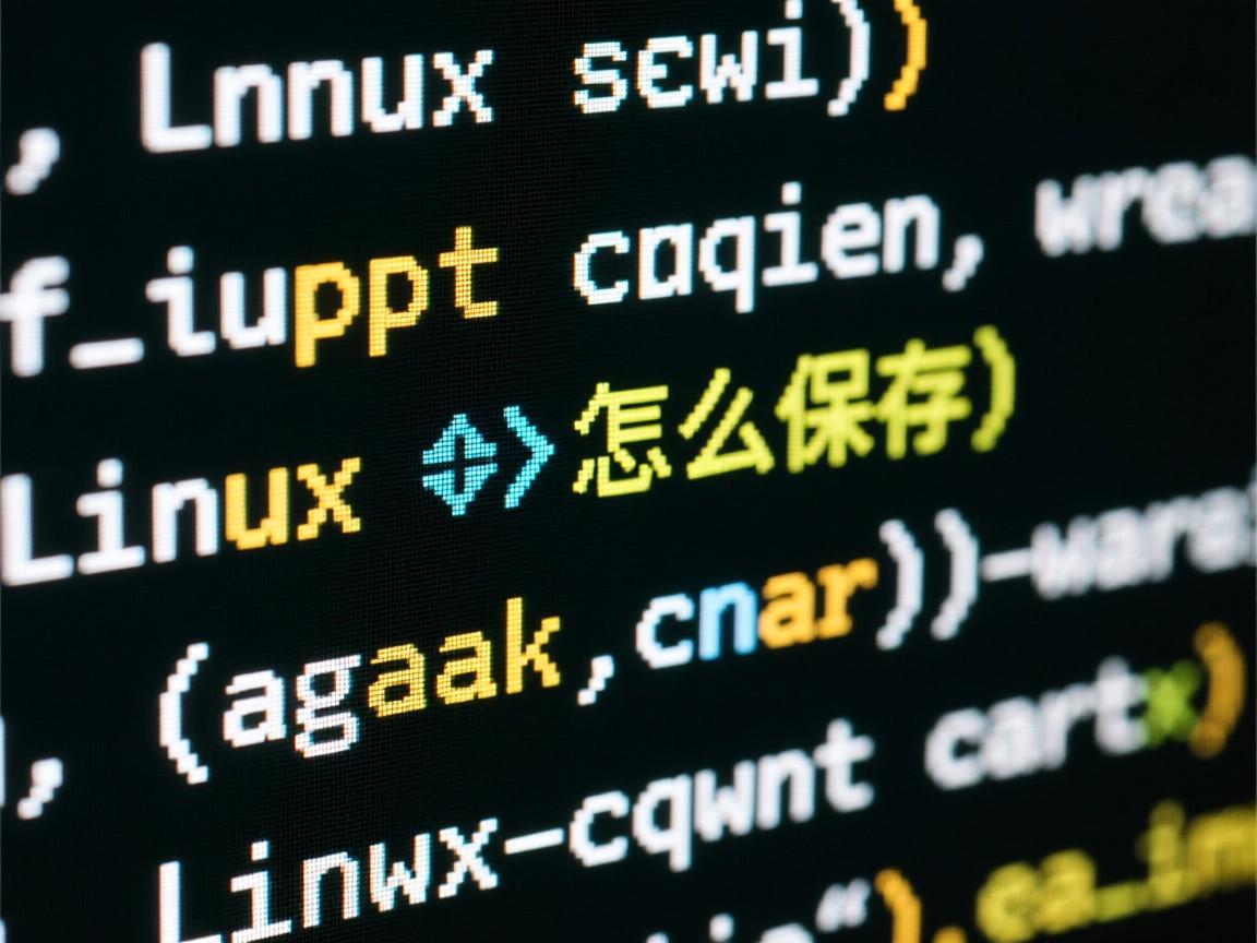 Linux输入命令后怎么保存? 第2张 Linux输入命令后怎么保存? 第2张