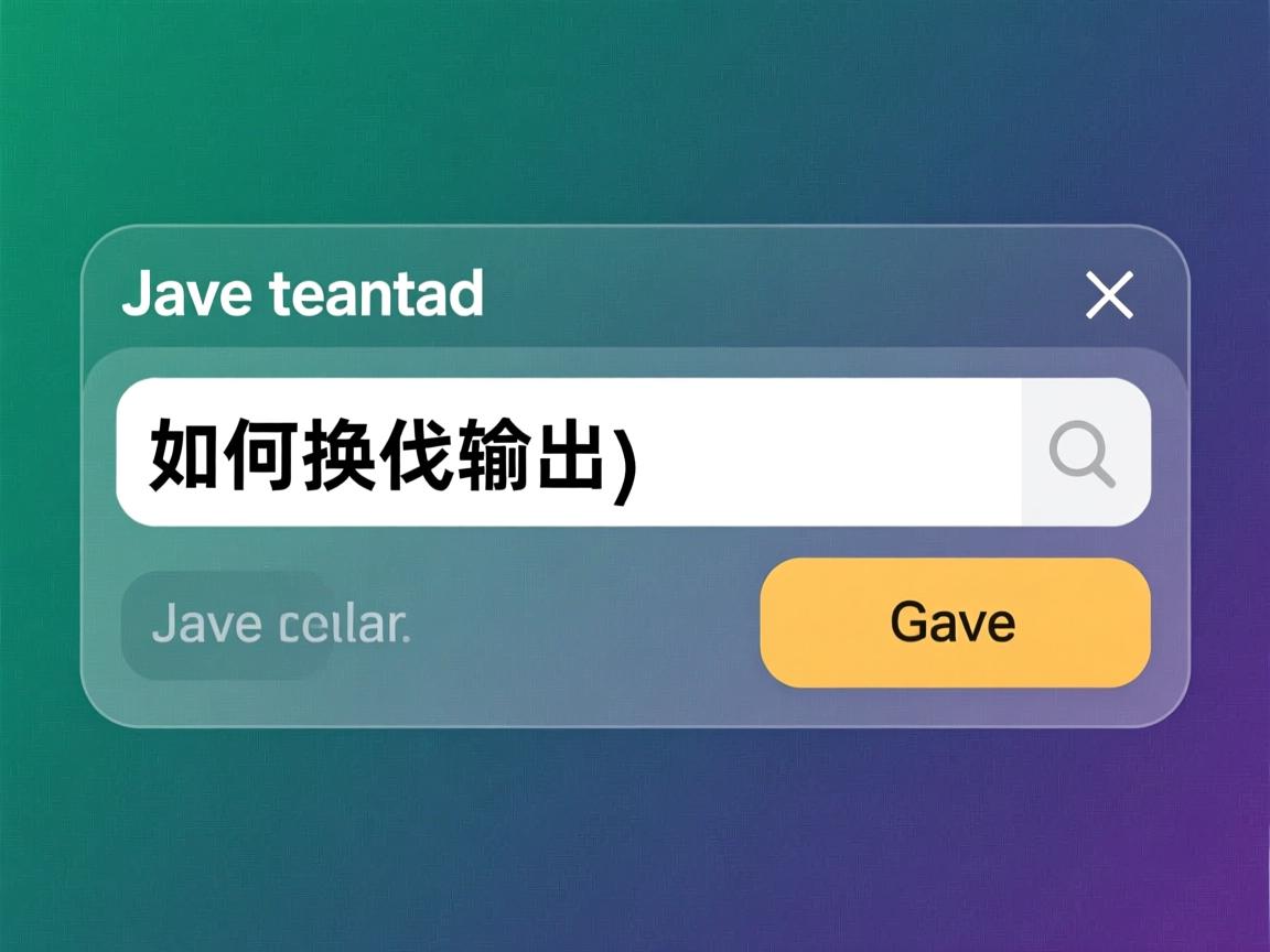 Java文本框如何换行输出 第1张 Java文本框如何换行输出 第1张