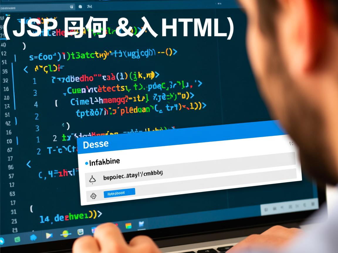JSP如何嵌入HTML代码