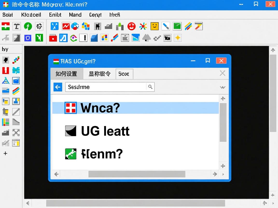 UG操作界面命令名称不显示?如何设置让UG显示命令名称? 第2张 UG操作界面命令名称不显示?如何设置让UG显示命令名称? 第2张