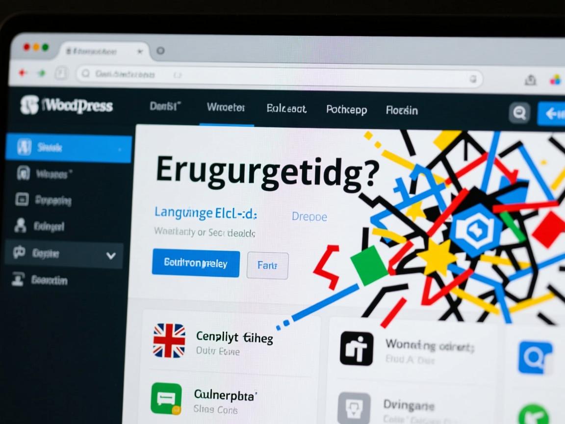 WordPress界面语言混乱?如何更改? 第1张 WordPress界面语言混乱?如何更改? 第1张