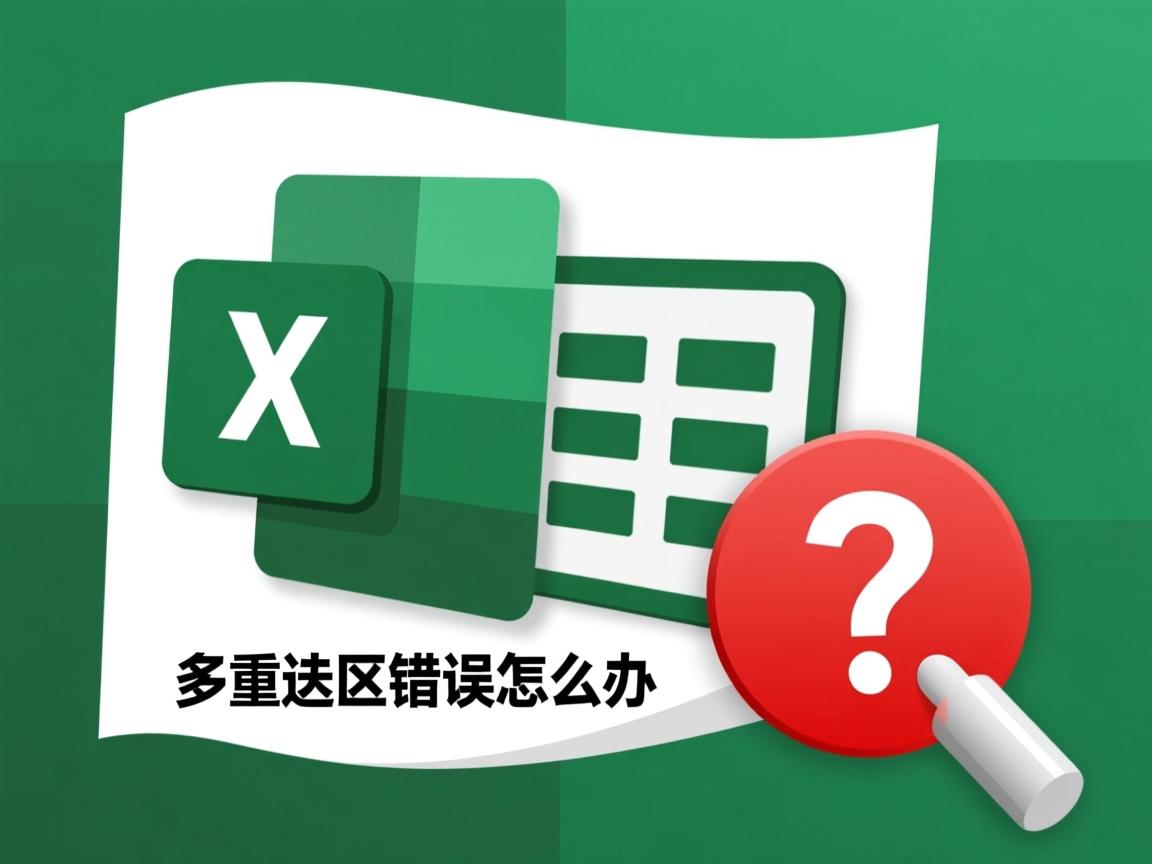 Excel多重选区报错怎么办? 第3张 Excel多重选区报错怎么办? 第3张