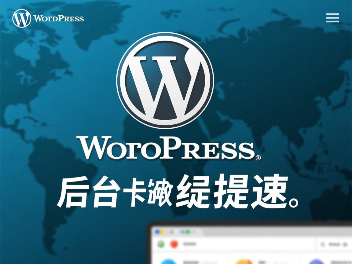 WordPress后台卡顿怎样提速? 第2张 WordPress后台卡顿怎样提速? 第2张