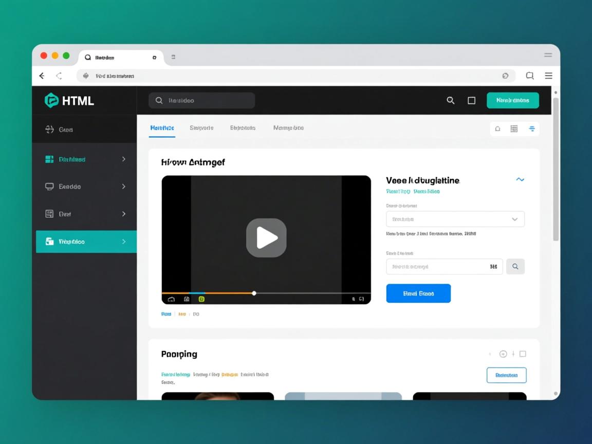 如何在HTML网页中嵌入视频? 第3张 如何在HTML网页中嵌入视频? 第3张