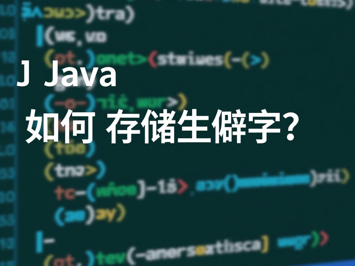 Java如何存储生僻字? 第2张 Java如何存储生僻字? 第2张