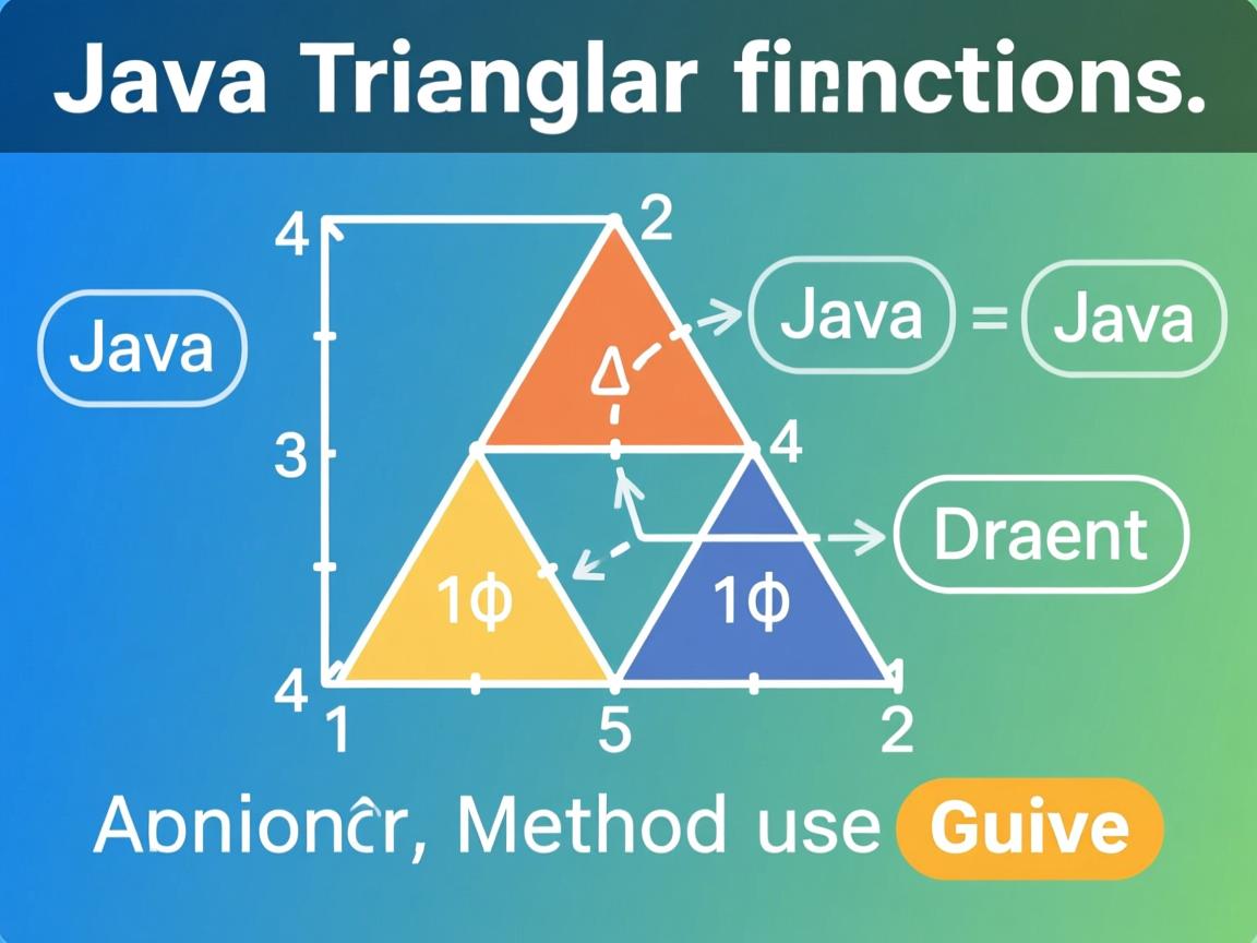 Java三角函数方法使用指南 第2张 Java三角函数方法使用指南 第2张