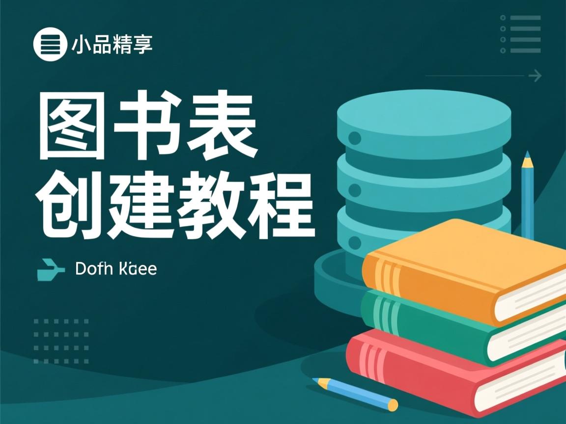 数据库图书表创建教程 第2张 数据库图书表创建教程 第2张
