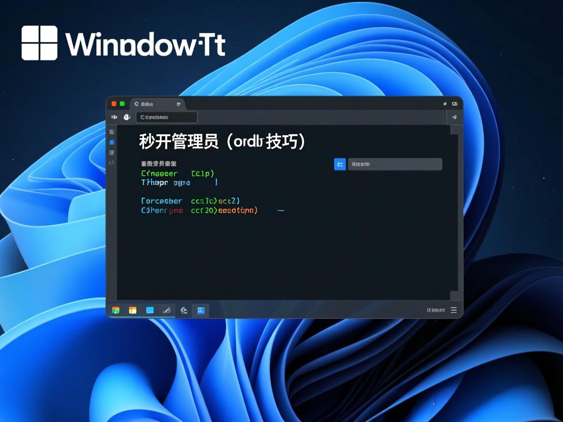 Win10/Win11秒开管理员cmd技巧  第1张