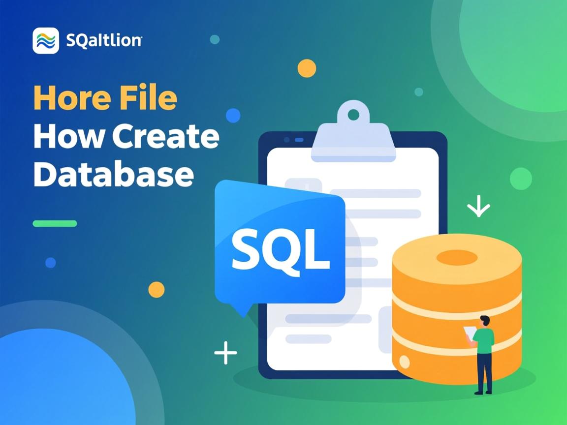 SQL文件如何创建数据库? 第3张 SQL文件如何创建数据库? 第3张