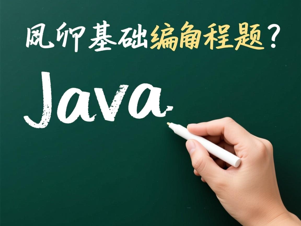 Java基础编程题如何解决? 第2张 Java基础编程题如何解决? 第2张
