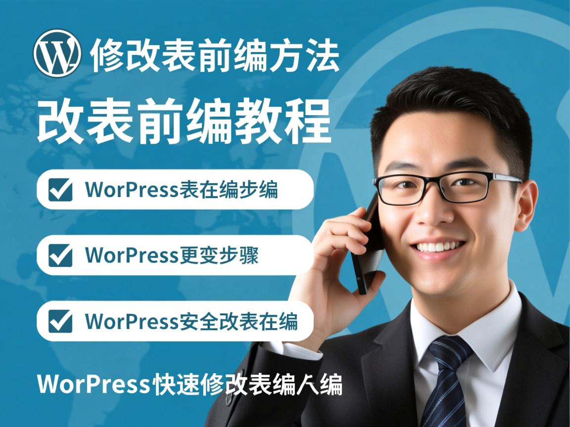 WordPress修改表前缀方法,WordPress改表前缀教程,WordPress表前缀更改步骤,WordPress安全改表前缀,WordPress快速修改表前缀 第2张 WordPress修改表前缀方法,WordPress改表前缀教程,WordPress表前缀更改步骤,WordPress安全改表前缀,WordPress快速修改表前缀 第2张