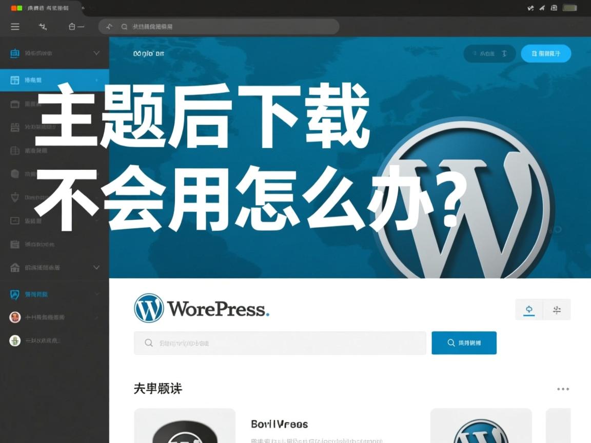 WordPress主题下载后不会用怎么办? 第1张 WordPress主题下载后不会用怎么办? 第1张