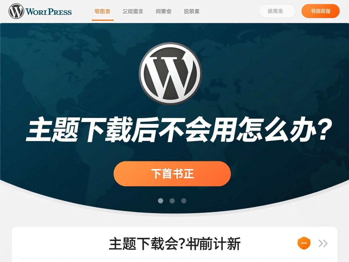 WordPress主题下载后不会用怎么办? 第3张 WordPress主题下载后不会用怎么办? 第3张
