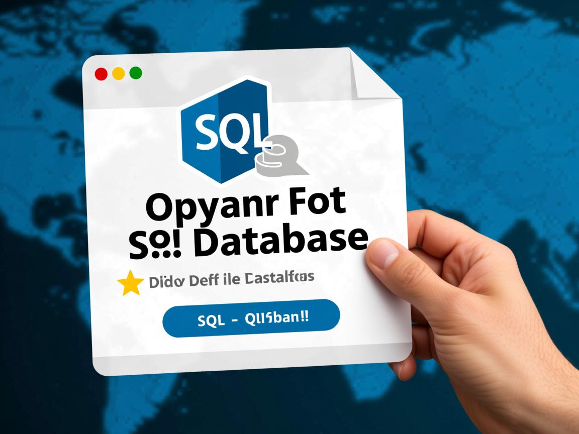 如何创建与打开SQL数据库文件? 第2张 如何创建与打开SQL数据库文件? 第2张