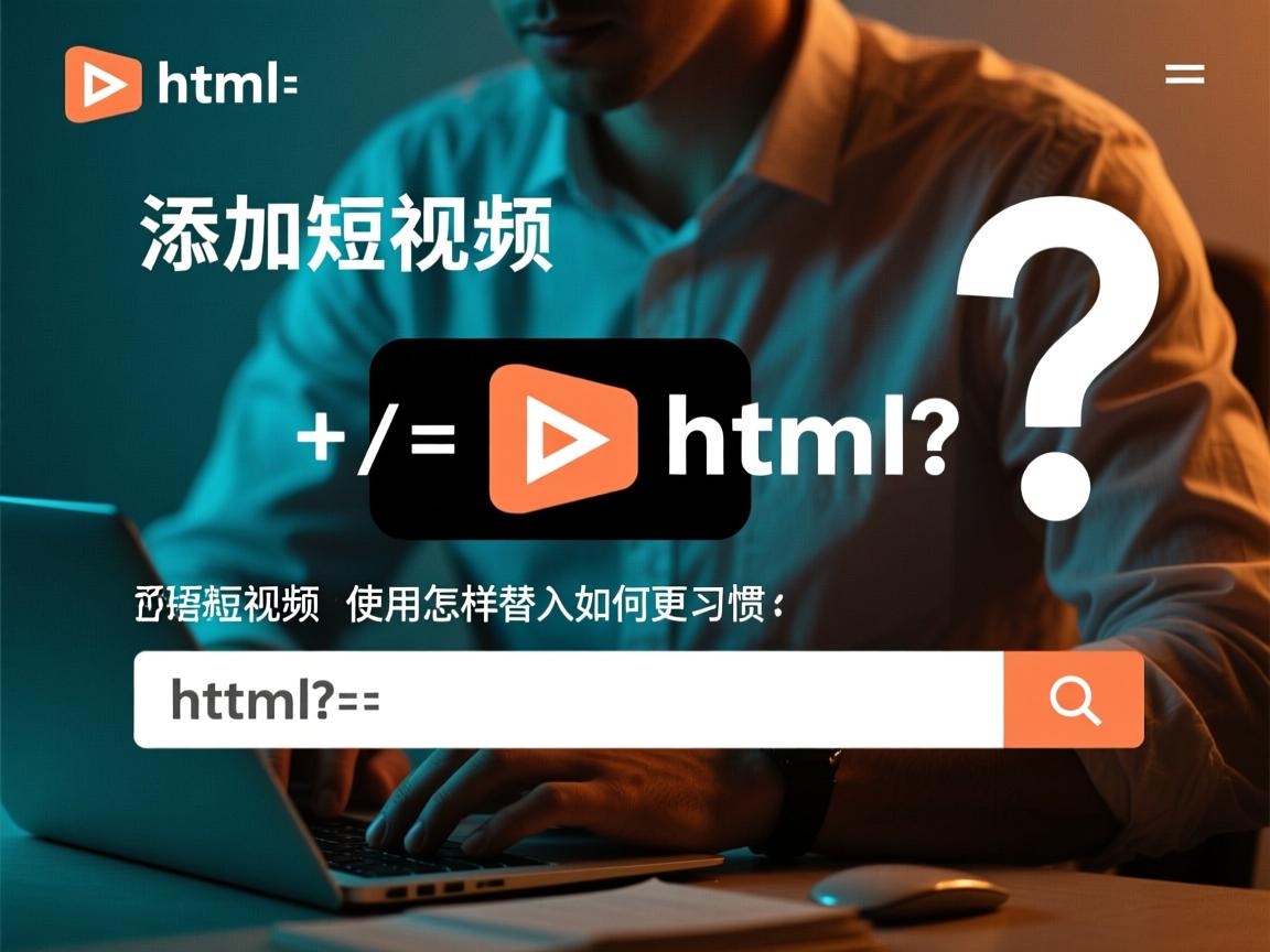 html怎样添加短视频,(注,严格控制在30字符内,包含核心关键词html和短视频,使用怎样替代如何更口语化,添加比插入更符合用户搜索习惯,疑问句式直接命中用户需求。) 第1张 html怎样添加短视频,(注,严格控制在30字符内,包含核心关键词html和短视频,使用怎样替代如何更口语化,添加比插入更符合用户搜索习惯,疑问句式直接命中用户需求。) 第1张