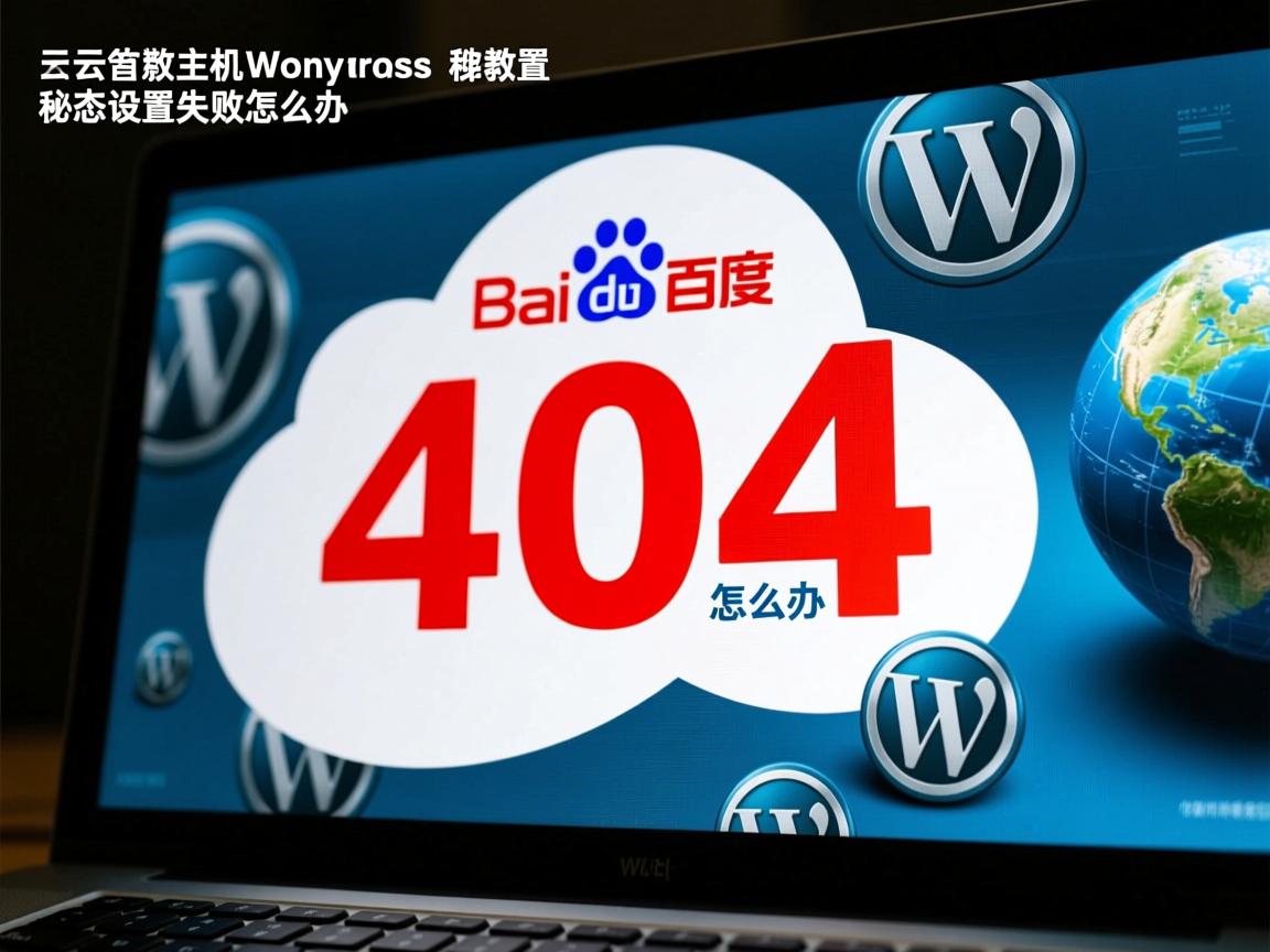 百度云虚拟主机WordPress伪静态设置失败404怎么办 第2张 百度云虚拟主机WordPress伪静态设置失败404怎么办 第2张