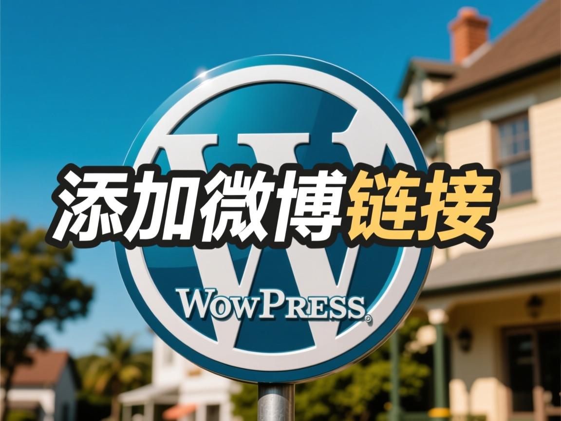 WordPress如何添加微博链接? 第1张 WordPress如何添加微博链接? 第1张