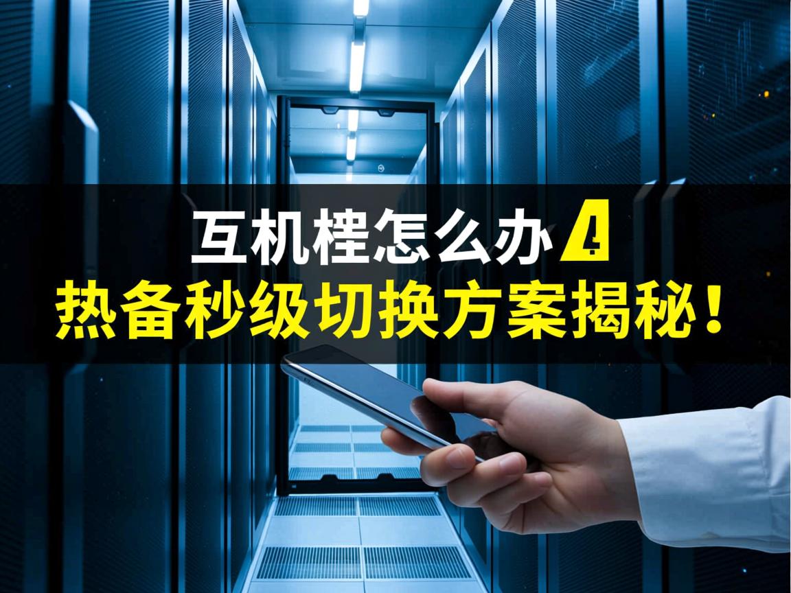 服务器宕机怎么办?热备秒级切换方案揭秘! 第3张 服务器宕机怎么办?热备秒级切换方案揭秘! 第3张