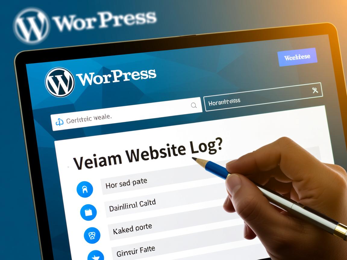 WordPress如何查看网站日志? 第1张 WordPress如何查看网站日志? 第1张