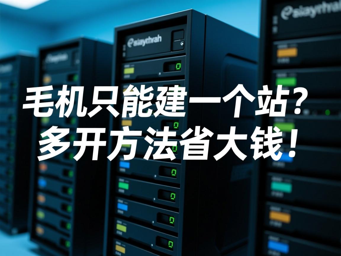 虚拟主机只能建一个站？多开方法省大钱！