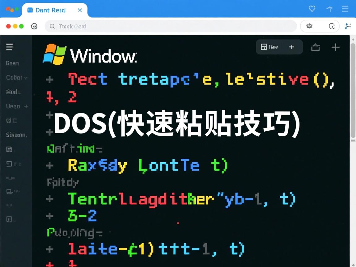 Windows下DOS命令快速粘贴技巧