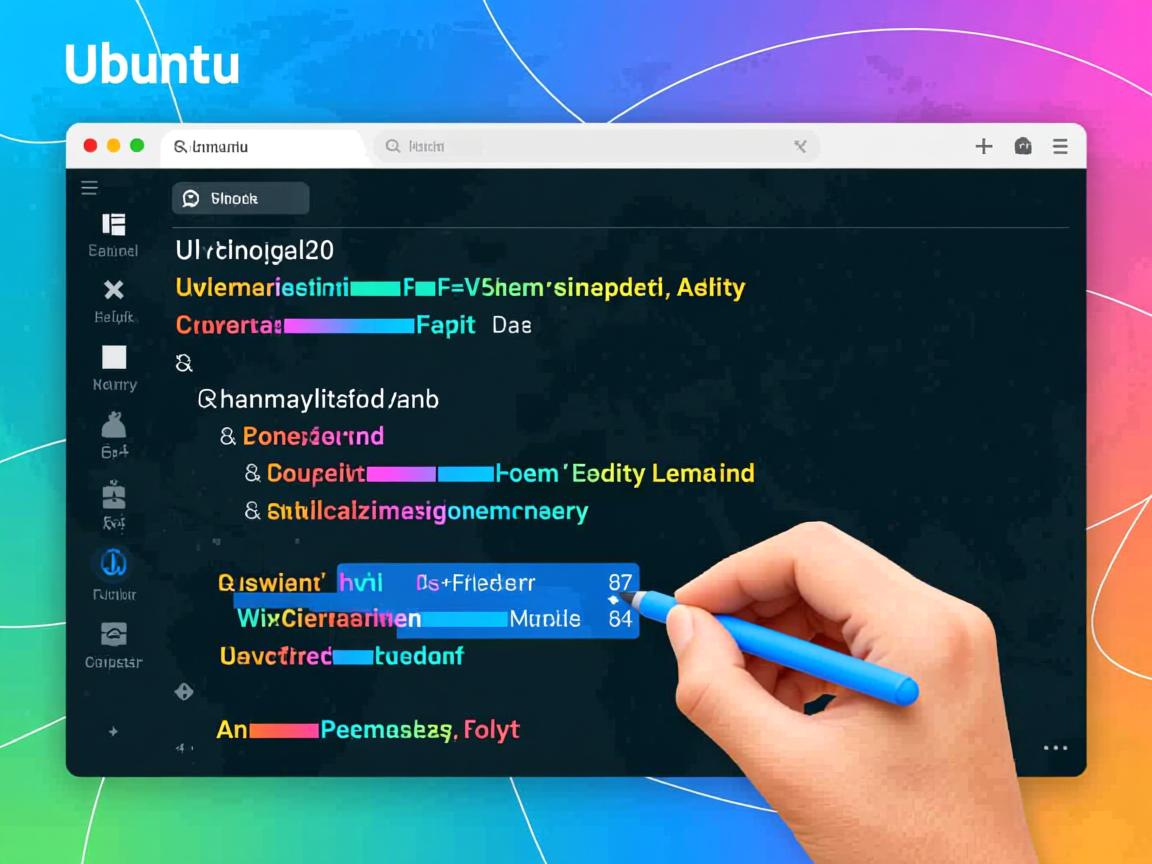 Ubuntu如何编辑命令