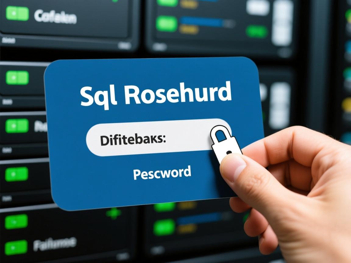 怎么用sql修改数据库密码 第1张 怎么用sql修改数据库密码 第1张