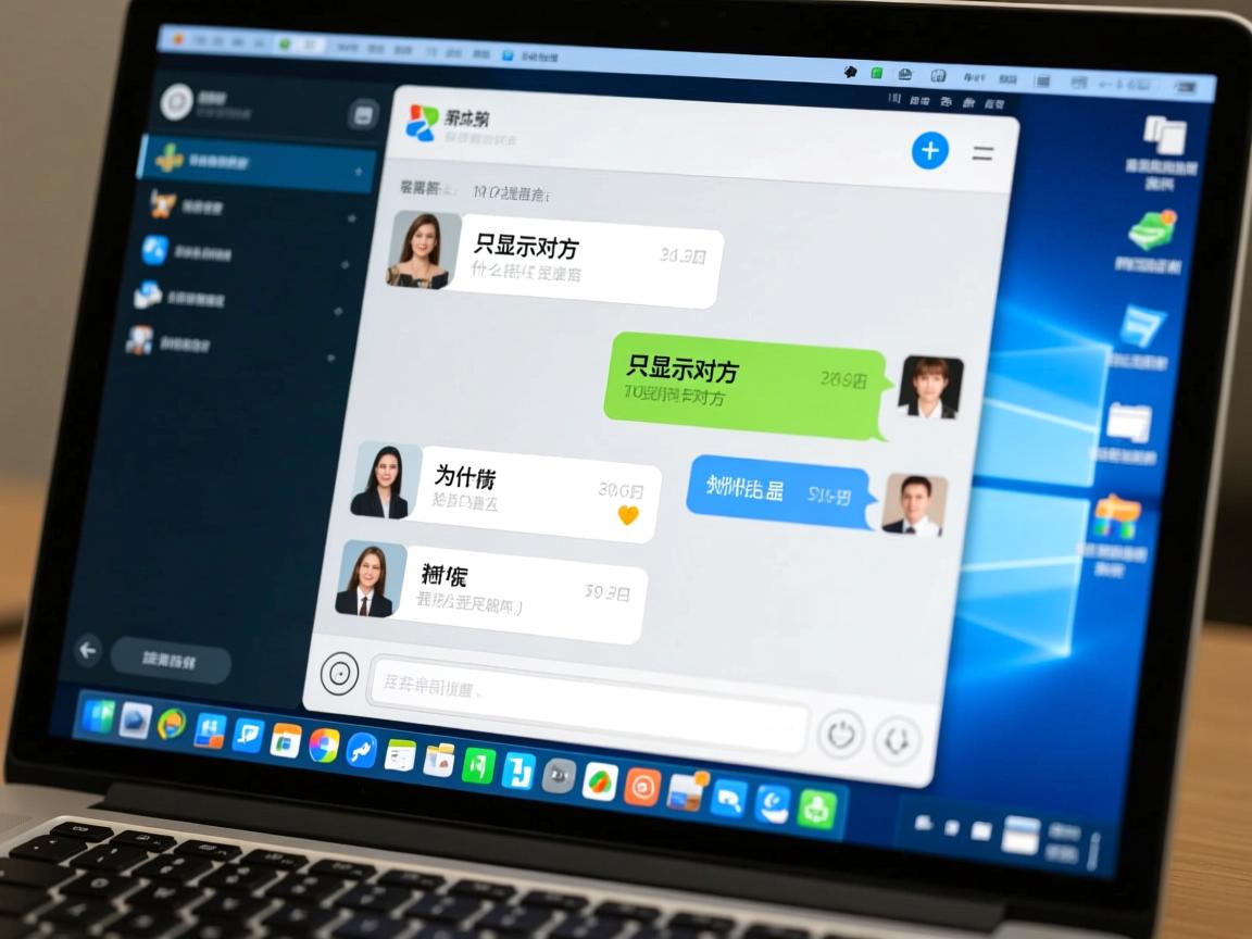 qq聊天在电脑上为什么只显示对方 第1张 qq聊天在电脑上为什么只显示对方 第1张