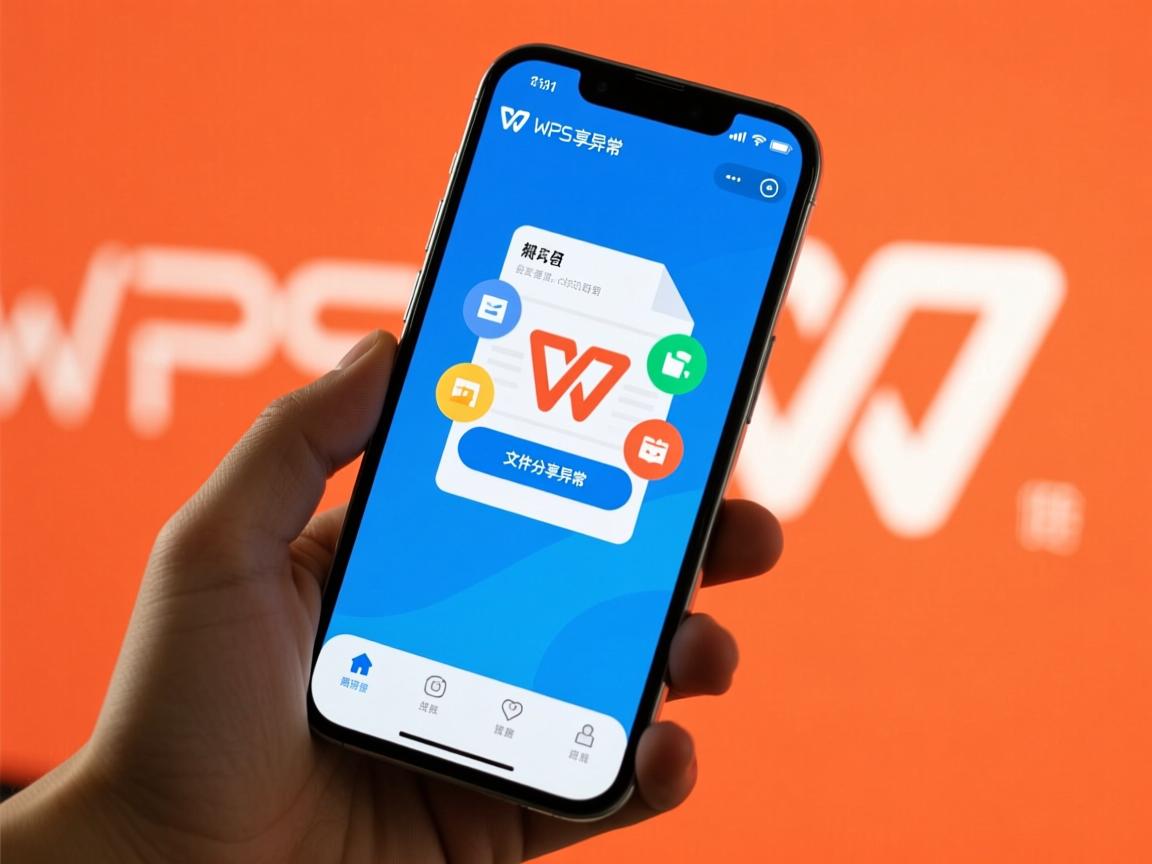 手机上用wps为什么文件分享异常  第1张