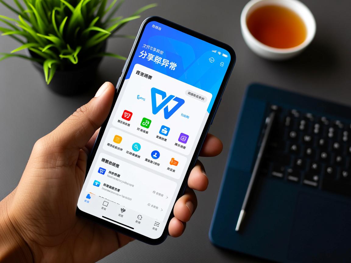 手机上用wps为什么文件分享异常  第2张