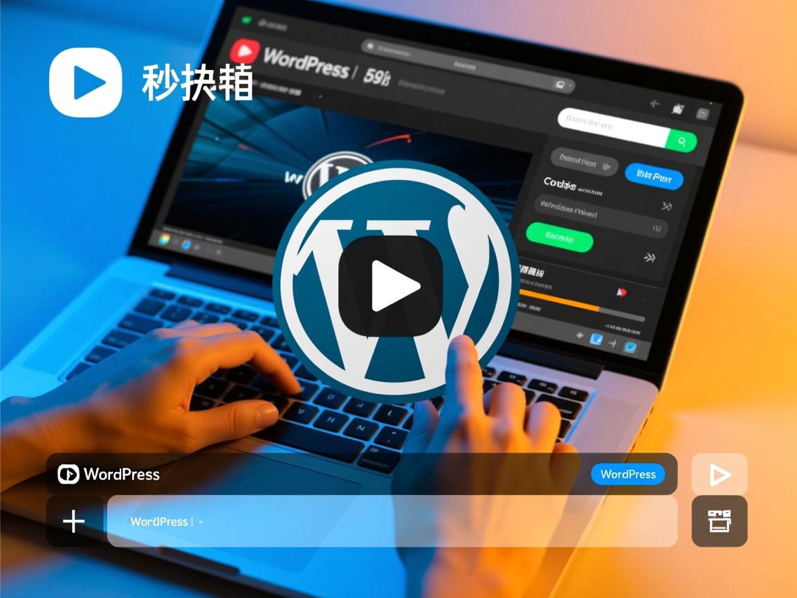 如何将秒拍视频插入WordPress？