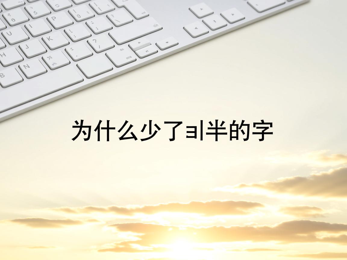 word为什么少了右一半的字  第1张