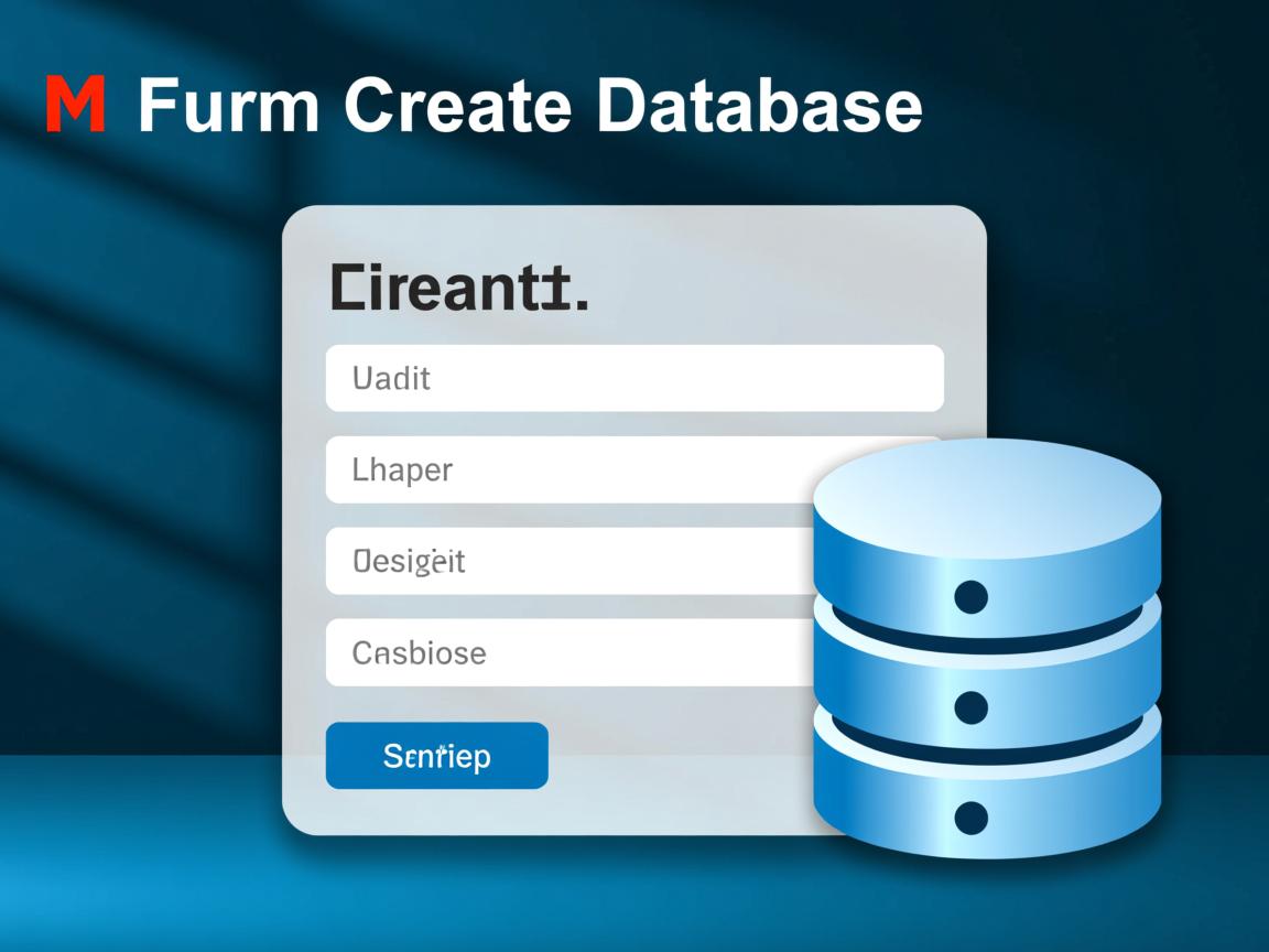 怎么通过表单创建数据库 第3张 怎么通过表单创建数据库 第3张