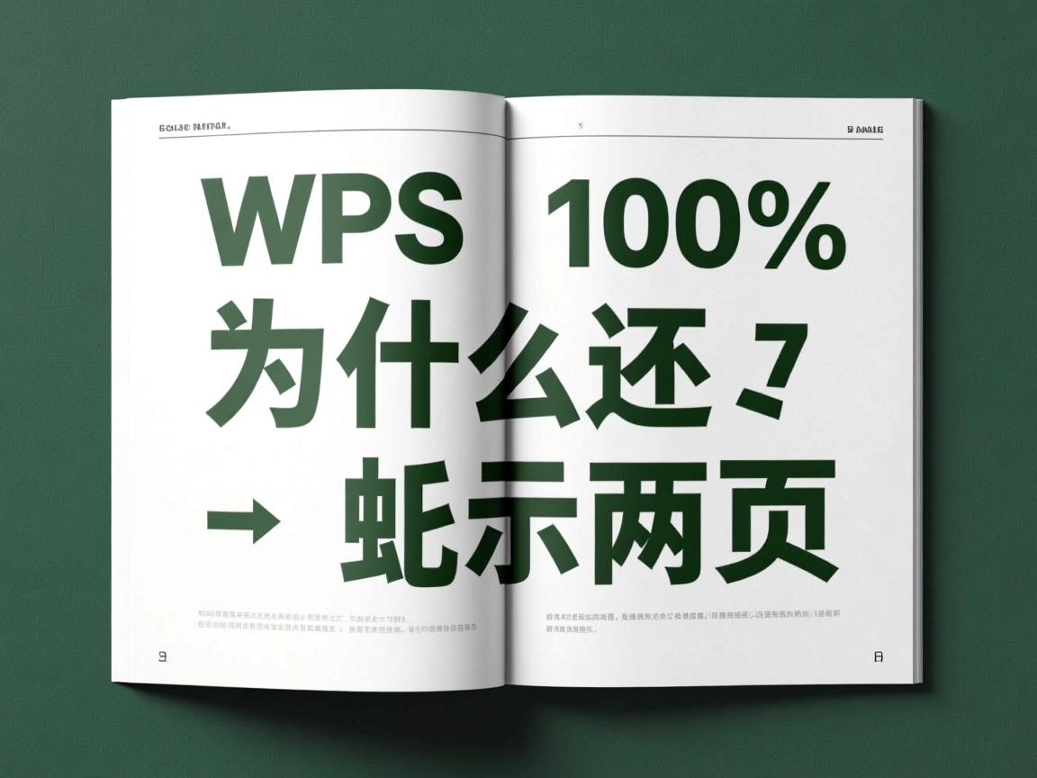 wps文字100%为什么还显示两页 第1张 wps文字100%为什么还显示两页 第1张