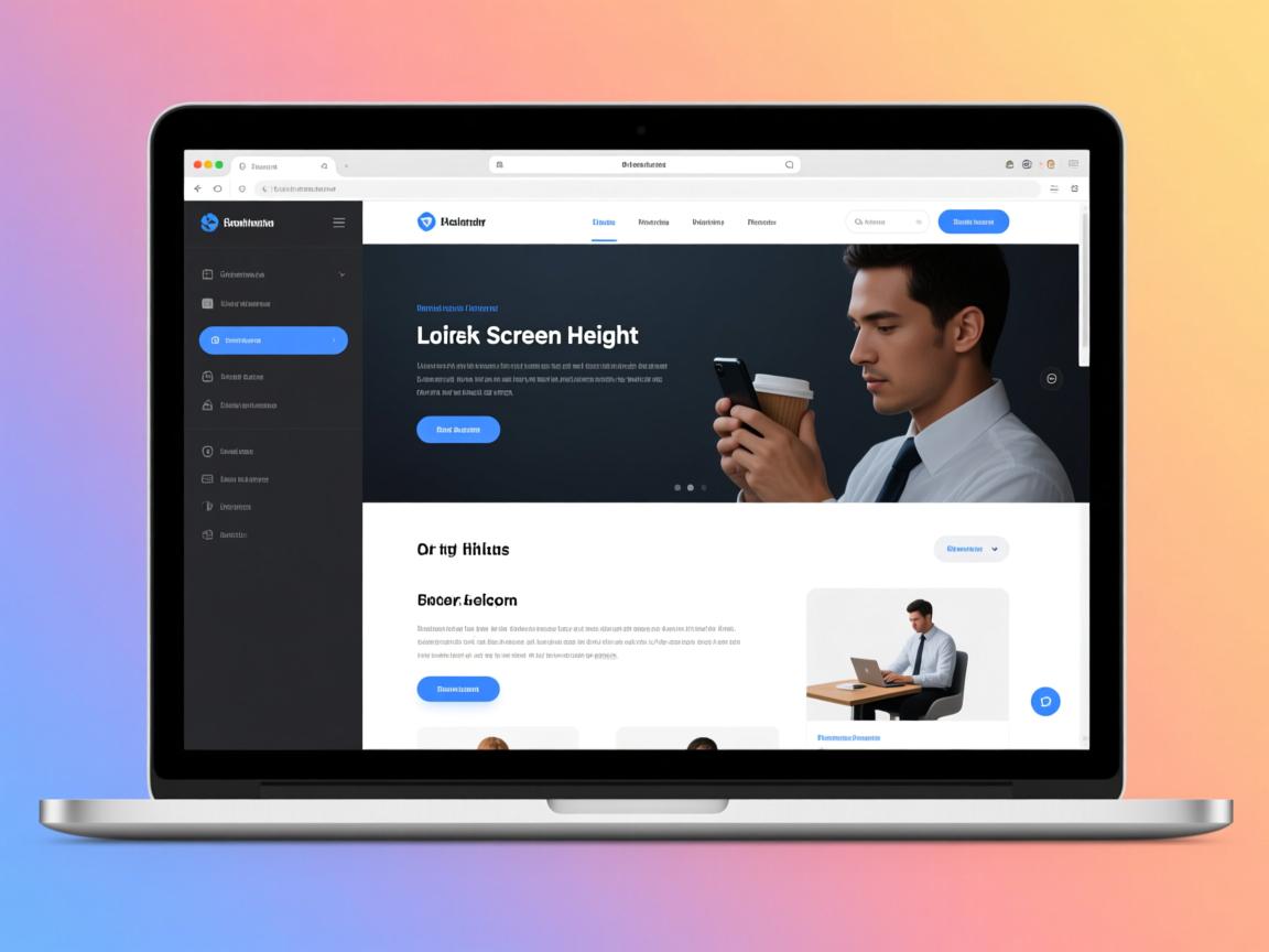 html如何适应屏幕高度  第3张