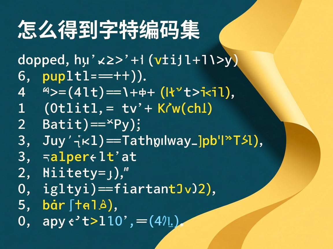 java中怎么得到字符编码集 第1张 java中怎么得到字符编码集 第1张