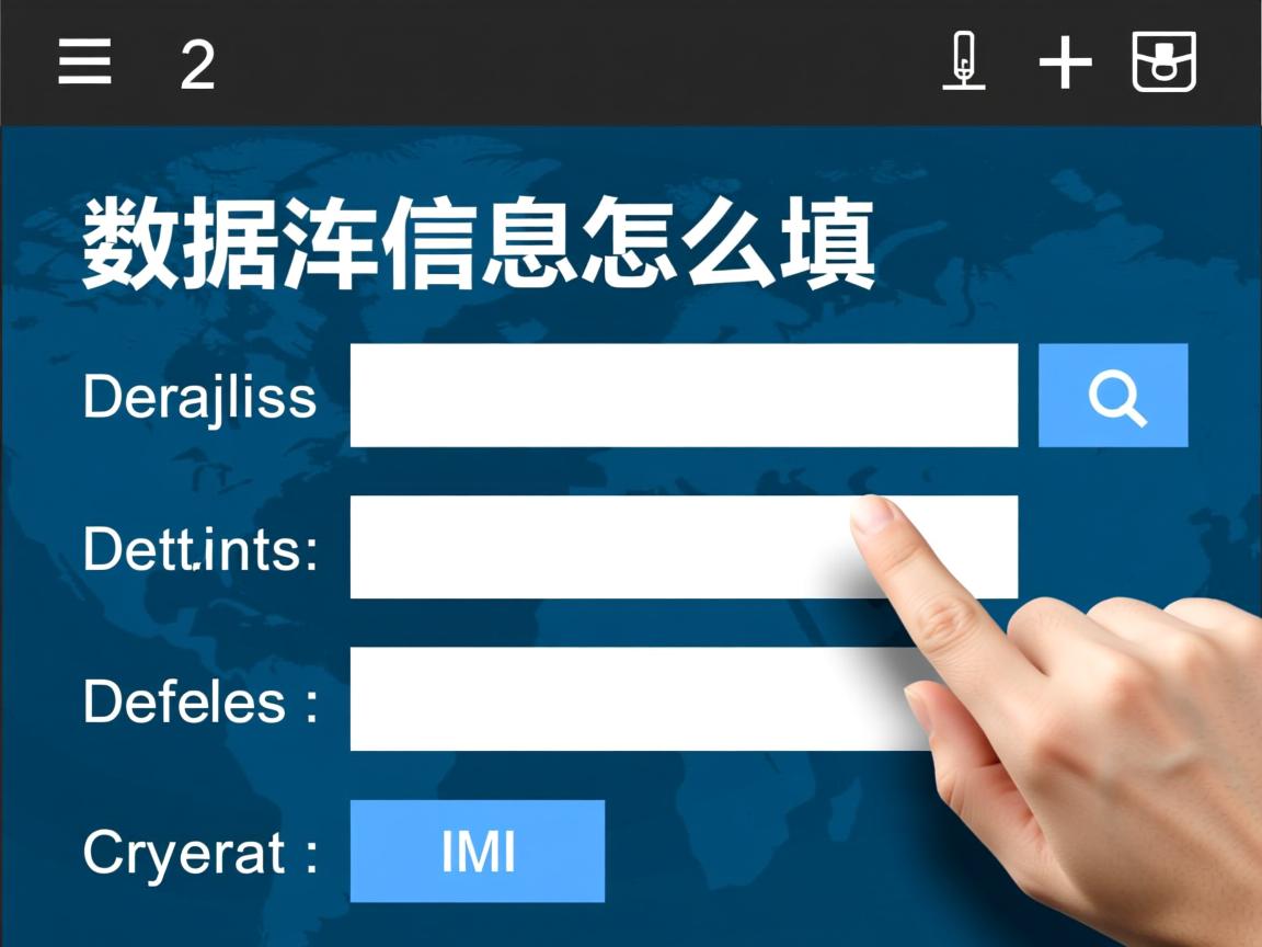 填数据库信息时怎么填  第1张