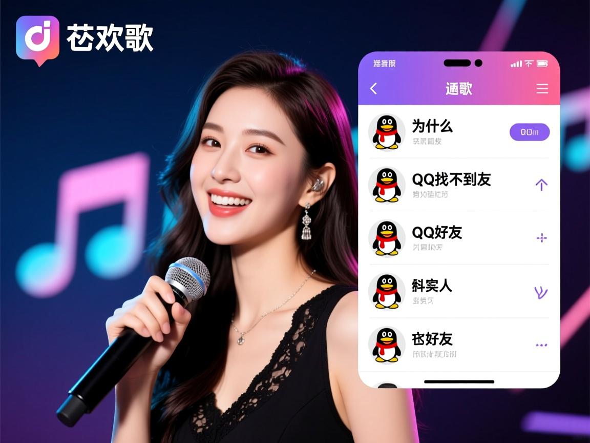 全民k歌里为什么找不到qq好友 第1张 全民k歌里为什么找不到qq好友 第1张
