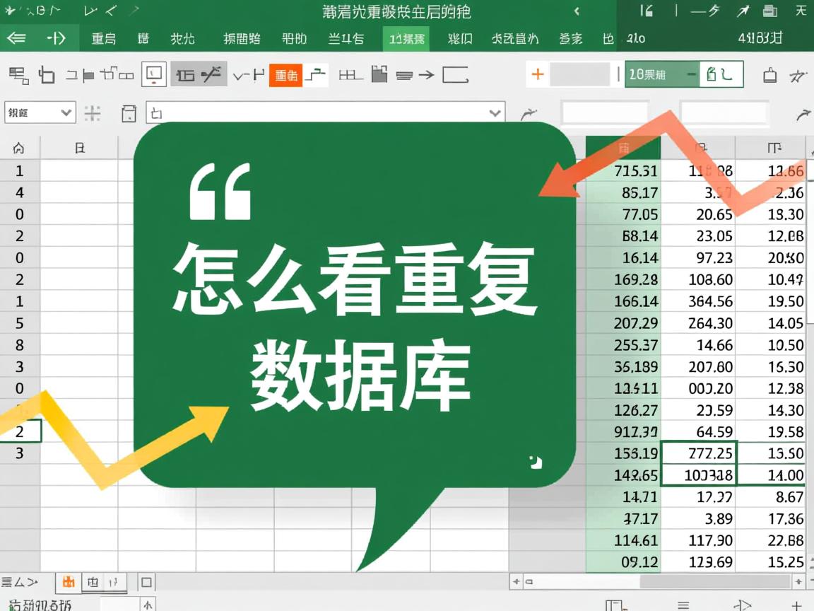 excel表怎么看重复数据库  第3张
