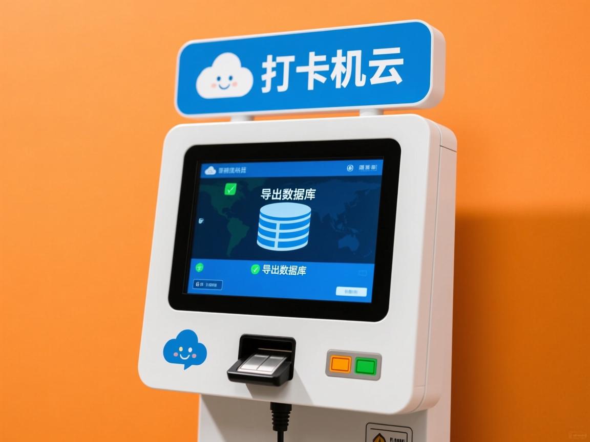 云打卡机怎么导出数据库  第3张