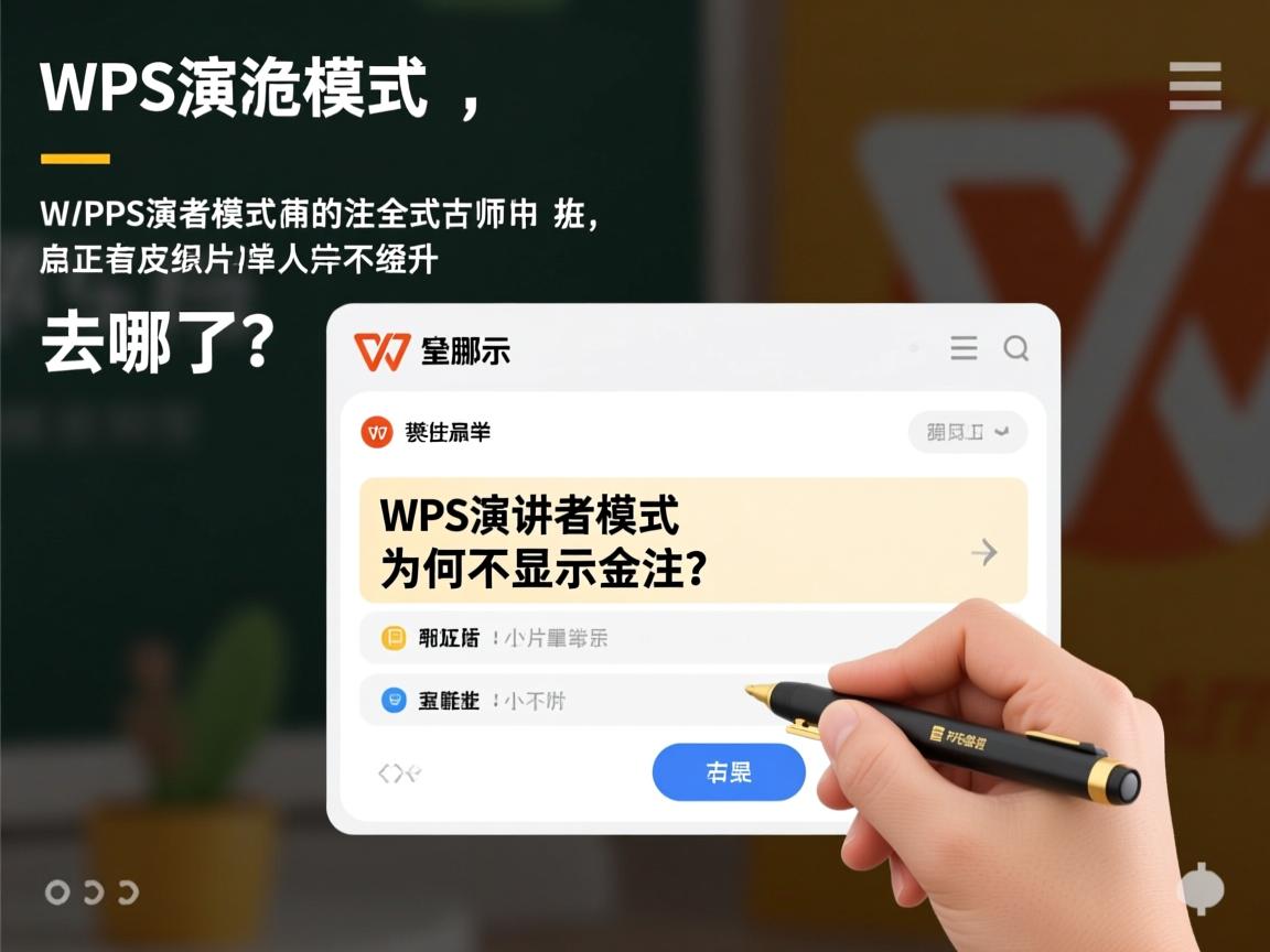 WPS演讲者模式备注去哪了?,WPS演讲者模式为何不显示备注? 第3张 WPS演讲者模式备注去哪了?,WPS演讲者模式为何不显示备注? 第3张