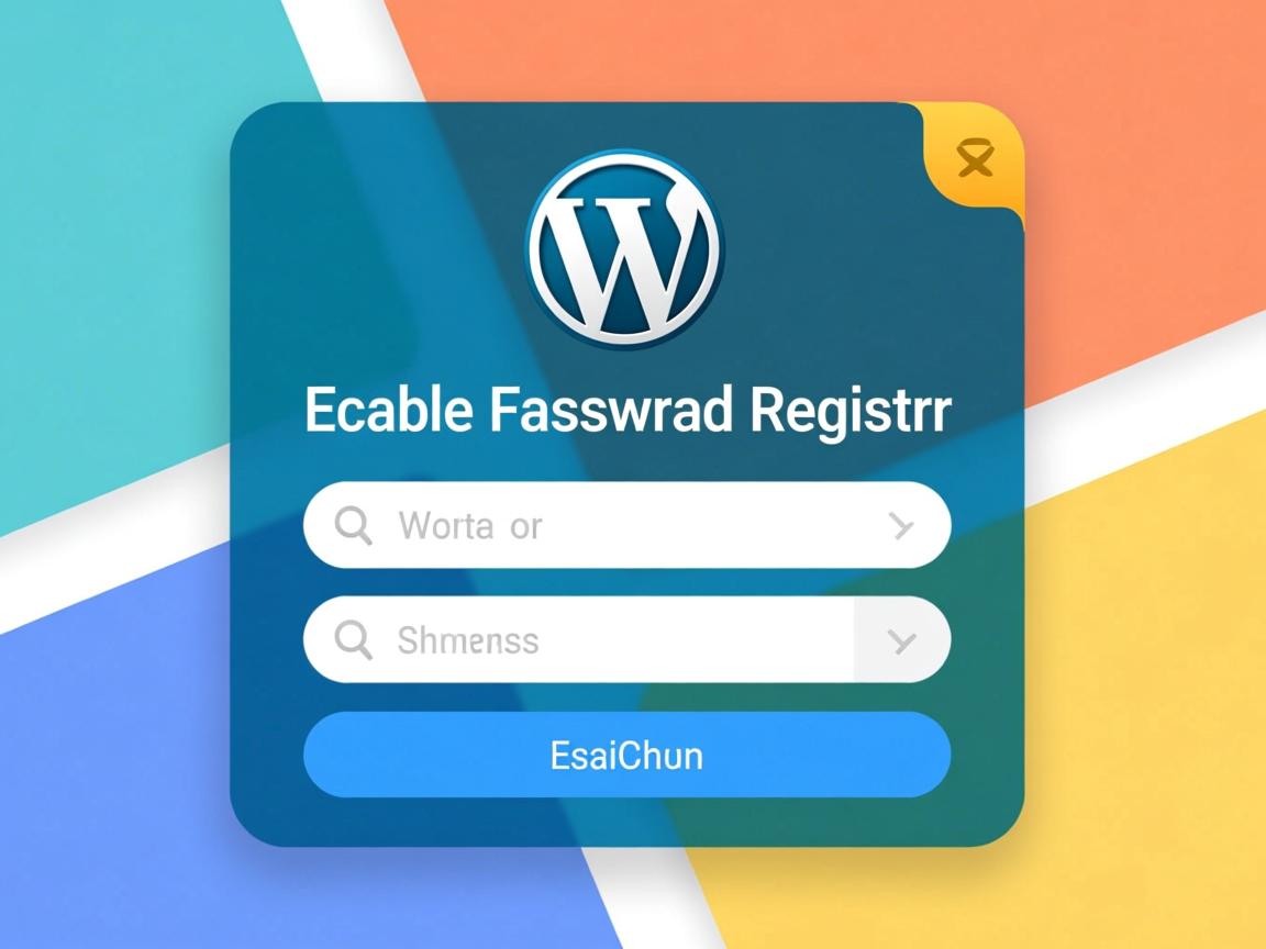 WordPress如何轻松启用密码注册? 第2张 WordPress如何轻松启用密码注册? 第2张