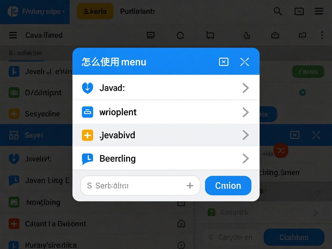 java怎么使用menu控件 第2张 java怎么使用menu控件 第2张