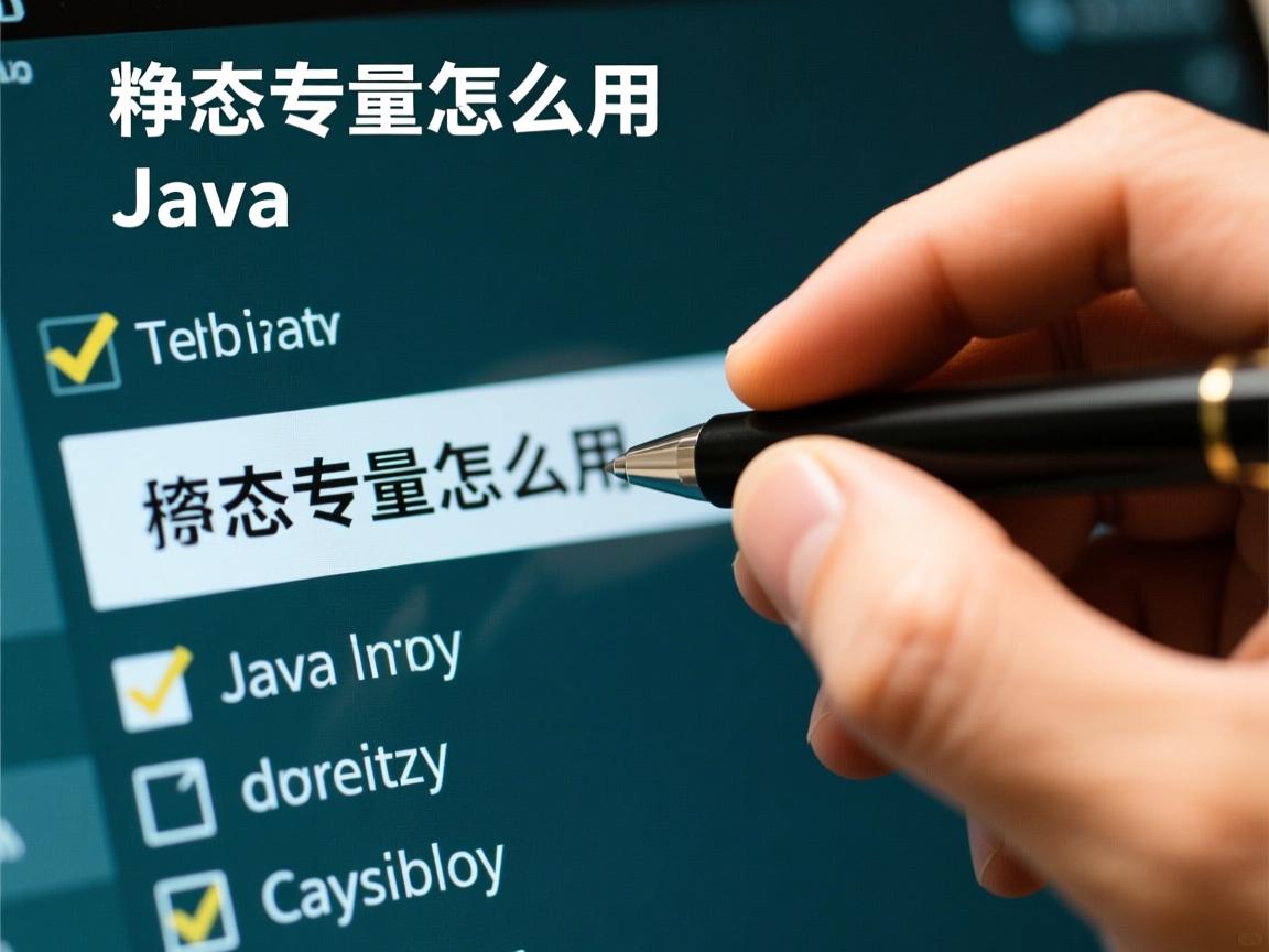 java中静态变量怎么用  第3张