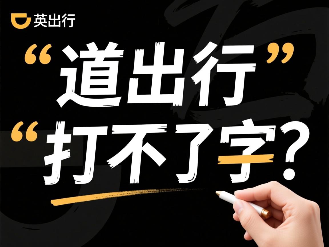 滴滴出行为什么打不了字 第2张 滴滴出行为什么打不了字 第2张