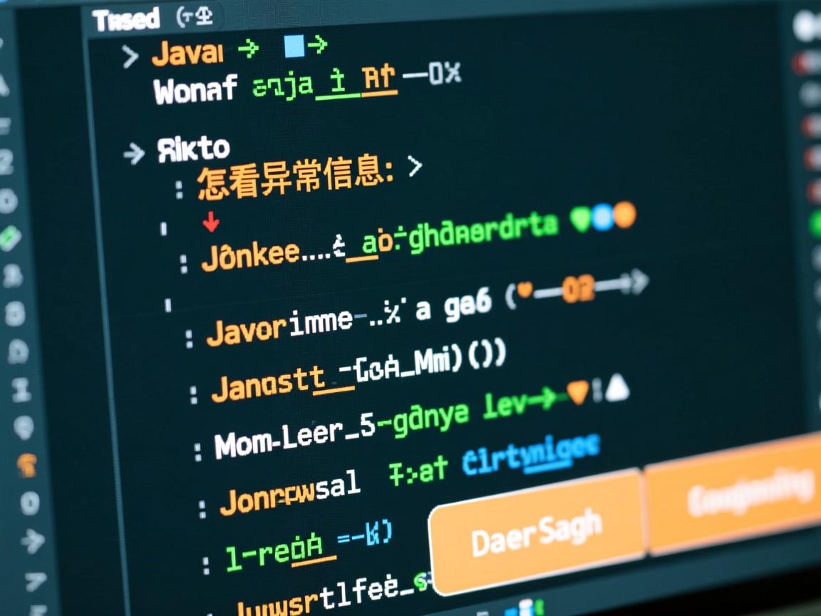 java怎么看异常信息  第3张