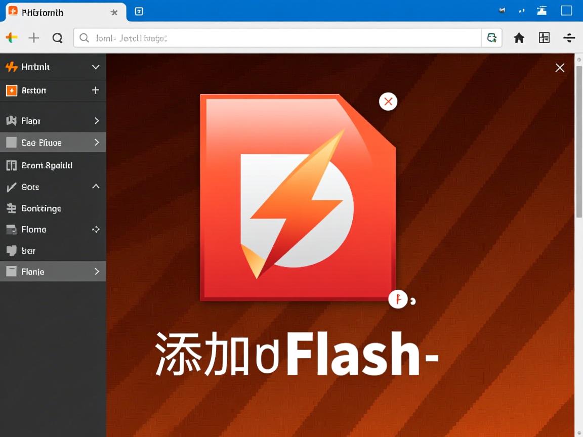 html如何添加flash